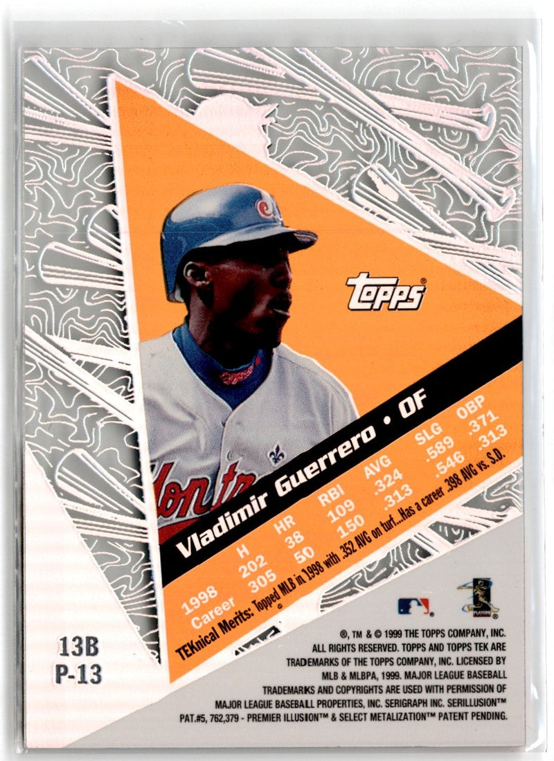 1999 Topps Tek Vladimir Guerrero