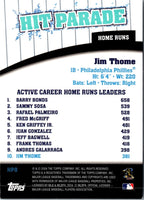 2003 Fleer Box Score Bat Rack Quads Jason Giambi/Jim Thome/Mike Piazza/Chipper Jones #6