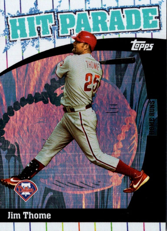 2003 Fleer Box Score Bat Rack Quads Jason Giambi/Jim Thome/Mike Piazza/Chipper Jones #6