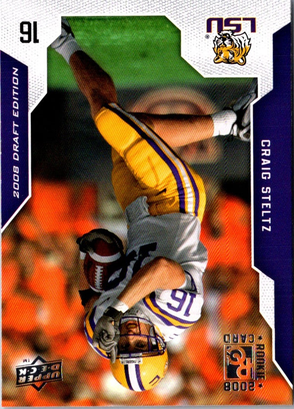 2008 Upper Deck Draft Edition Craig Steltz #19 Rookie