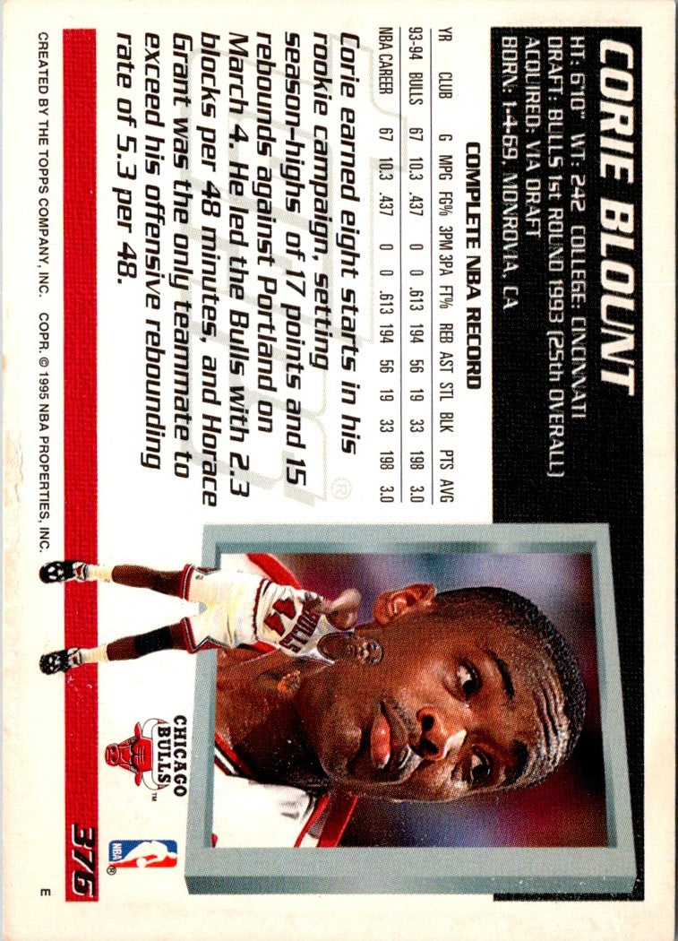 1994 Topps Corie Blount