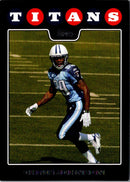 2008 Topps Tennessee Titans Chris Johnson