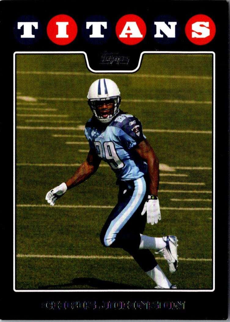 2008 Topps Tennessee Titans Chris Johnson