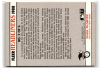 1988 Fleer Headliners Mark McGwire #2