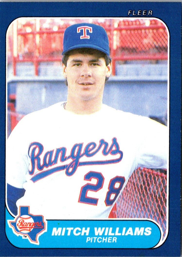 1986 Fleer Update Mitch Williams