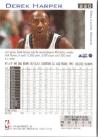 1997 Fleer Traditions Derek Harper #220