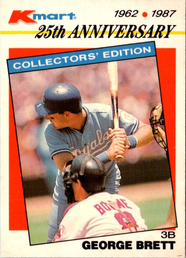 1987 Topps Kmart 25th Anniversary George Brett #24