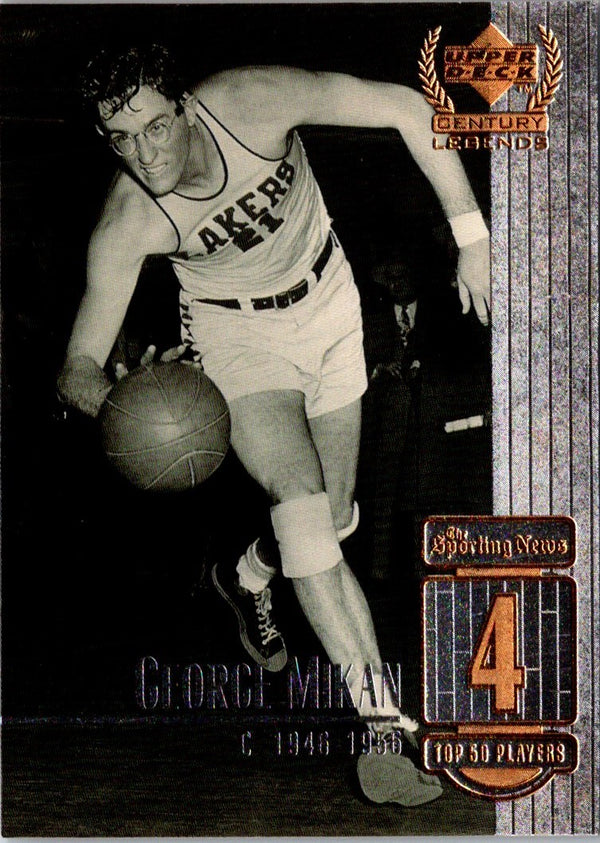 1999 Upper Deck Century Legends George Mikan #4