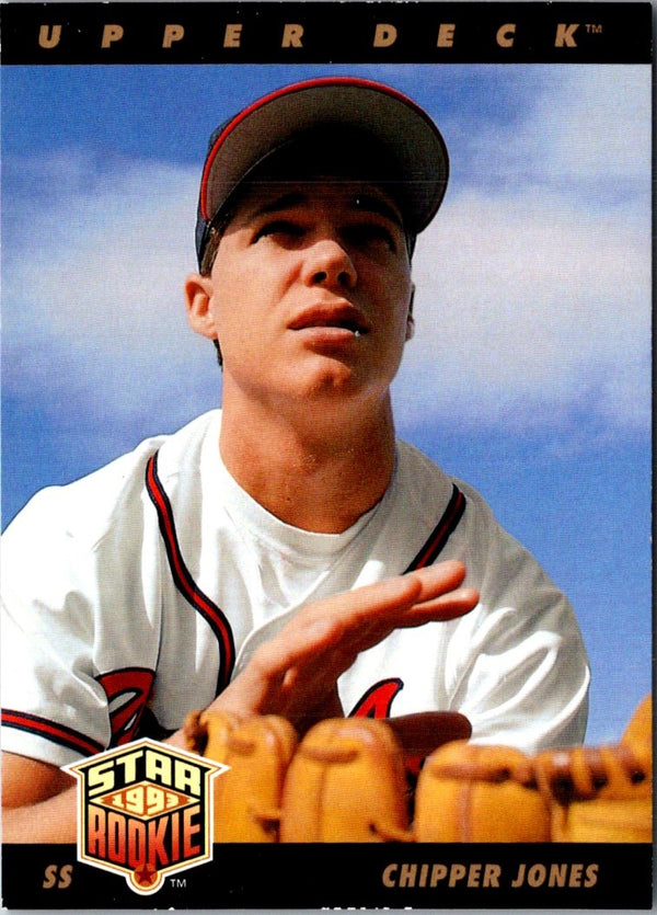 1993 Upper Deck Gold Hologram Chipper Jones #24