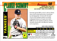 2021 Bowman Heritage Clarke Schmidt #58 Rookie
