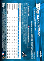 2017 Topps Matt Wisler #420