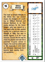 1989 Upper Deck William Brennan #16 Rookie