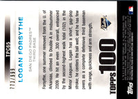 2010 Bowman Chrome Topps 100 Prospects Logan Forsythe #TPC65 773/999