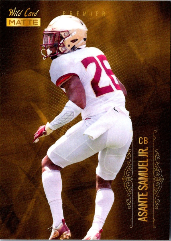 2021 Wild Card Matte White Asante Samuel Jr. #MBC-40