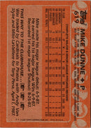1988 Topps Mike Dunne