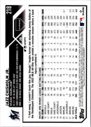 2023 Topps Chrome Jazz Chisholm Jr.