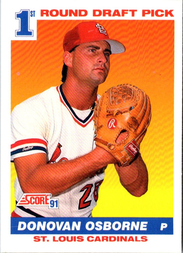 1991 Score Donovan Osborne #677 Rookie