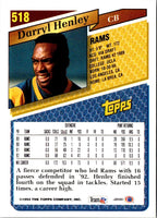 1993 Topps Darryl Henley #518