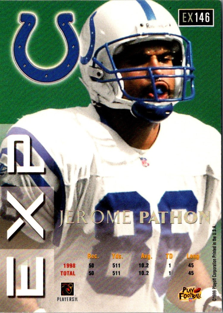 1999 Playoff Prestige EXP Jerome Pathon