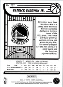 2022 Hoops Blue Patrick Baldwin Jr.