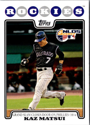 2008 Topps Kaz Matsui #25