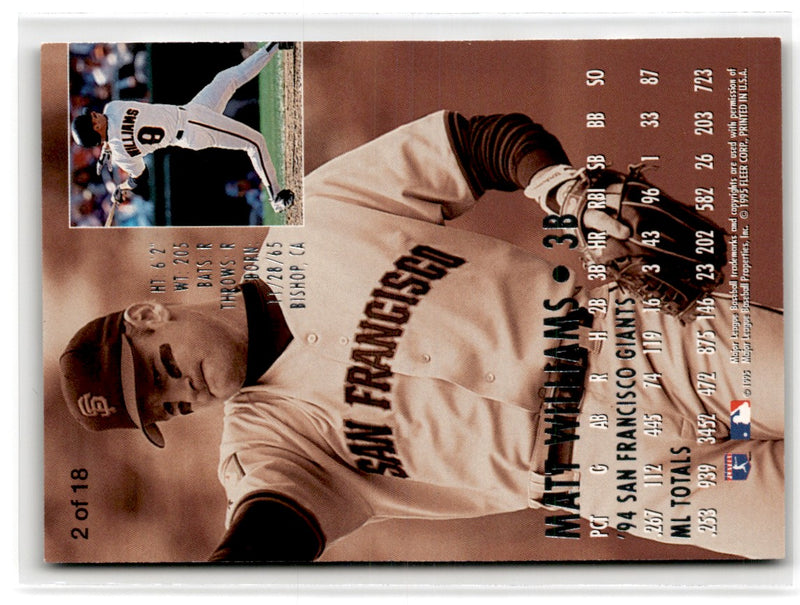 1995 National Packtime Matt Williams