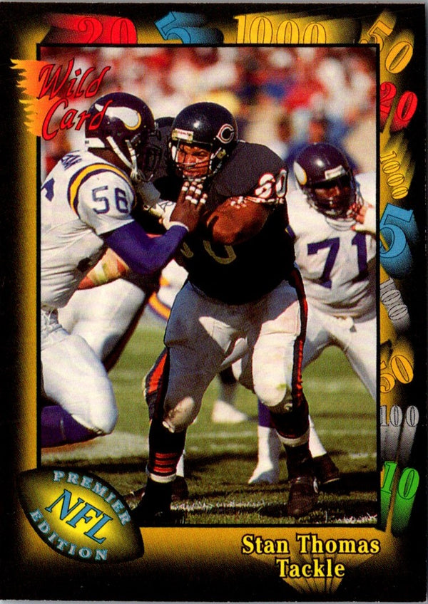 1991 Wild Card Stan Thomas #66 Rookie