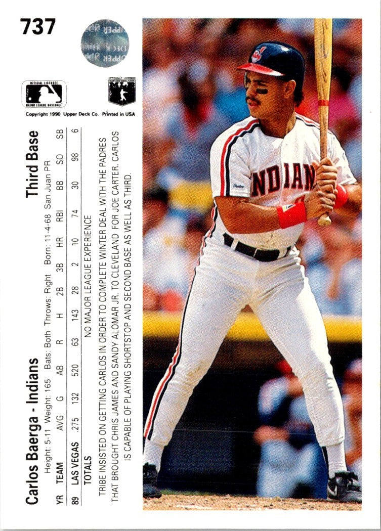 1990 Upper Deck Carlos Baerga