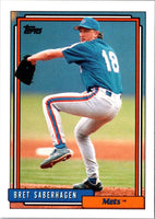 1992 Topps Traded Bret Saberhagen #97T