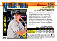 2021 Bowman Heritage Michael Toglia #167