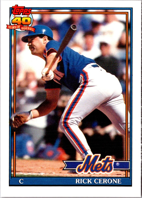 1991 Topps Traded Rick Cerone #21T