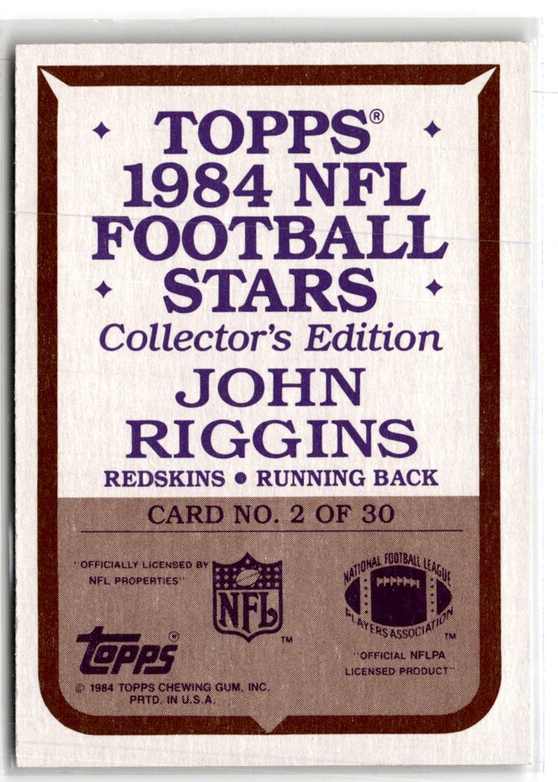 1984 Topps John Riggins