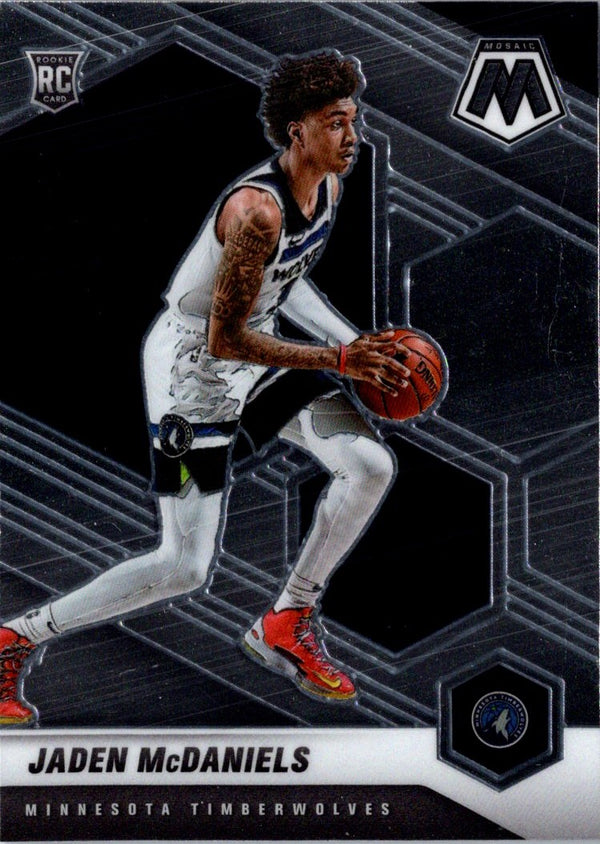 2020 Panini Mosaic Jaden McDaniels #235 Rookie