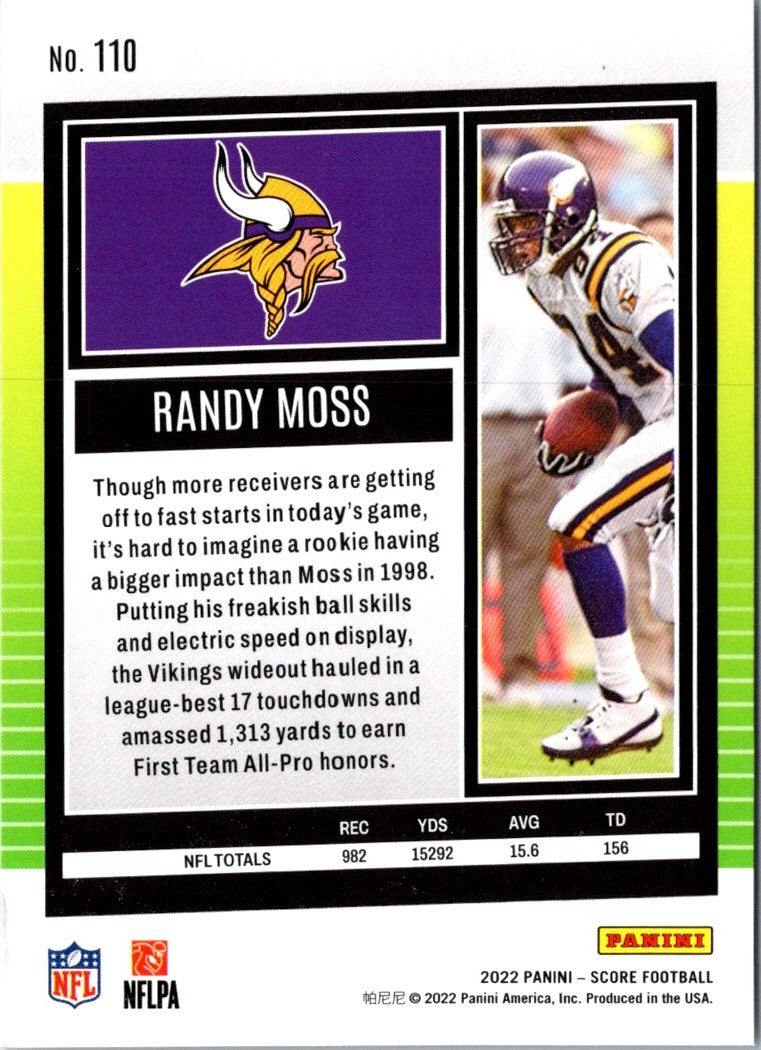 2022 Score Randy Moss