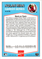1992 Donruss Coca-Cola Nolan Ryan Nolan Ryan #10