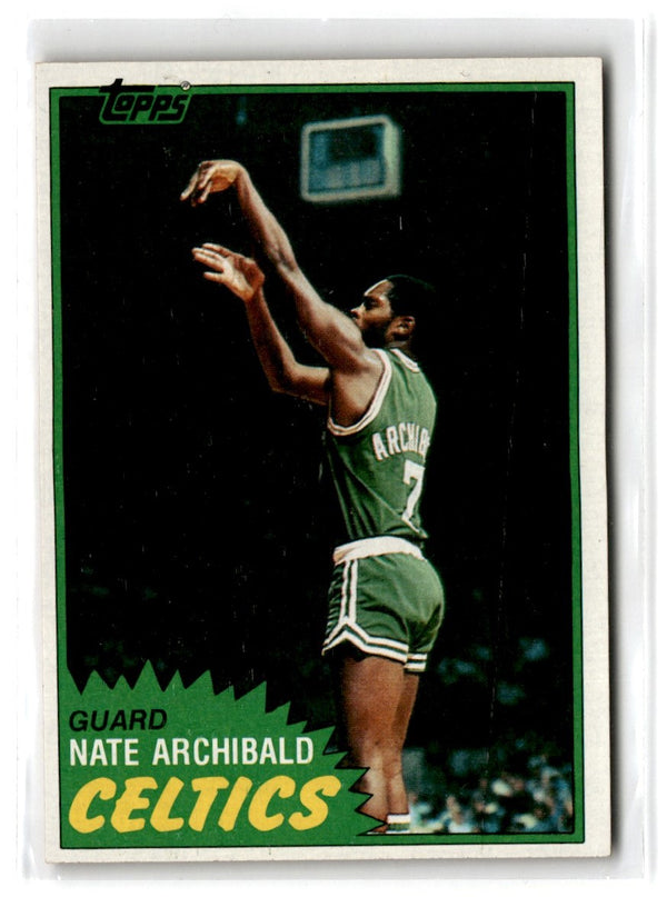 1981 Topps Nate Archibald #3