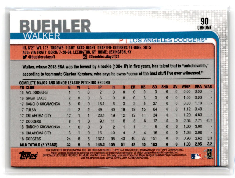 2018 Topps Clayton Kershaw