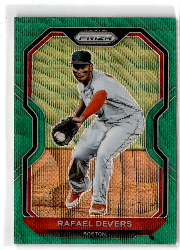 2021 Panini Prizm Green Rafael Devers #67