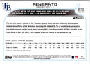 2022 Topps Update Rene Pinto
