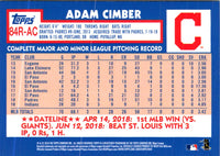 2019 Topps 1984 Baseball Rookies Adam Cimber #84R-AC