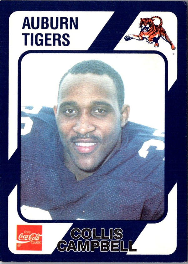 1989 Collegiate Collection Auburn Coke 580 Collis Campbell #138