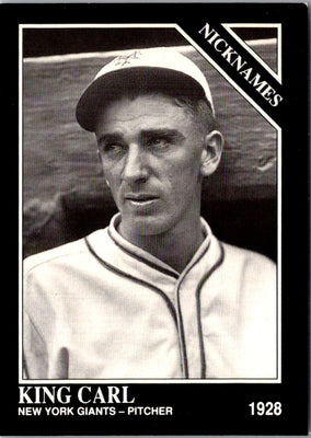 1992 Conlon Collection TSN Carl Hubbell #552