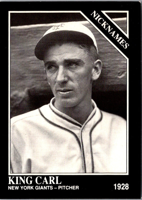 1992 Conlon Collection TSN Carl Hubbell #552