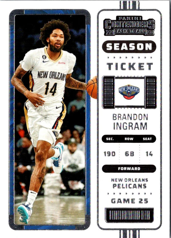 2022 Panini Contenders Season Ticket Brandon Ingram #95