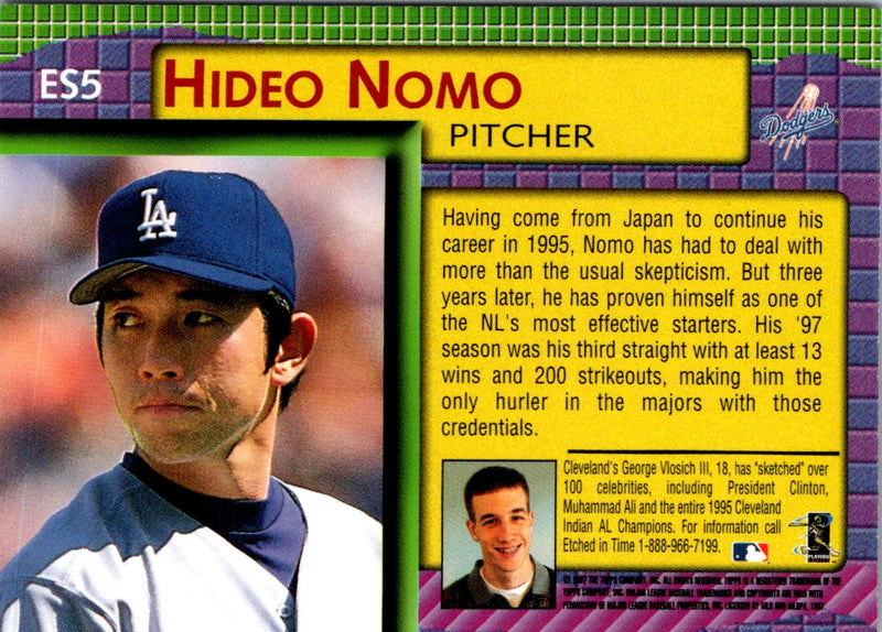 1995 Topps Traded & Rookies Hideo Nomo