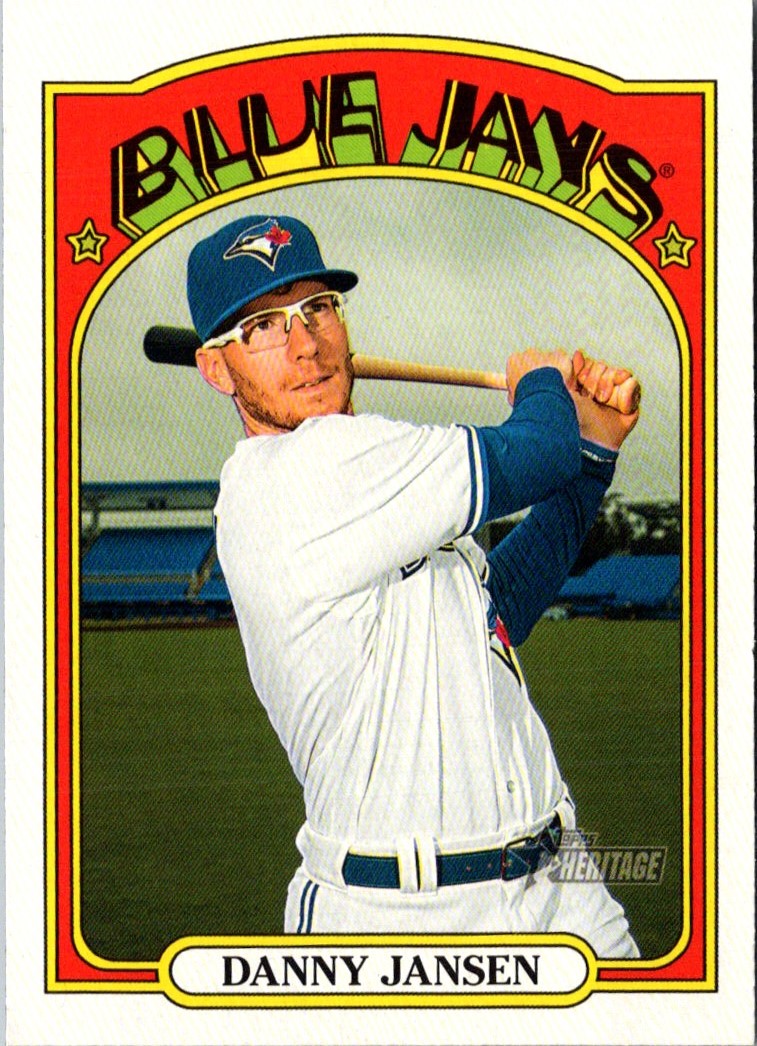 2021 Topps Heritage Red Danny Jansen