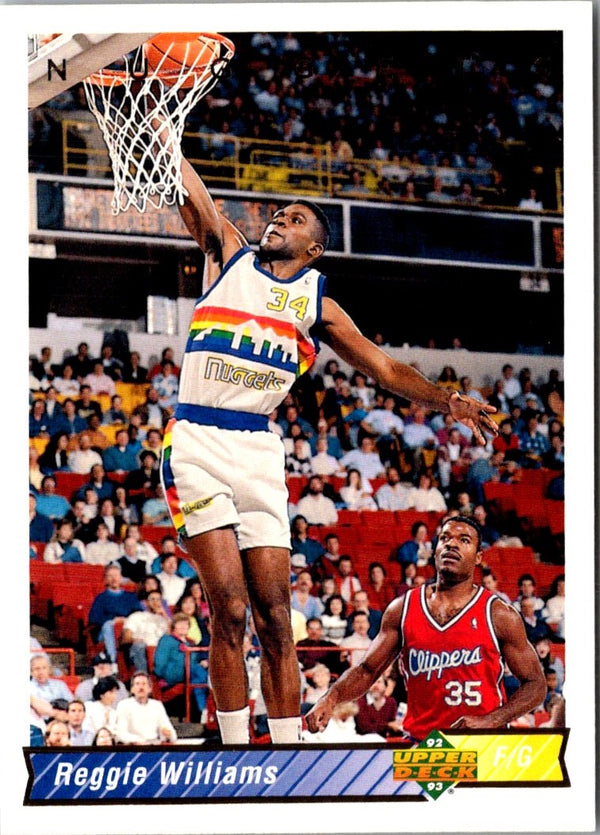 1992 Upper Deck Reggie Williams #113