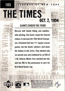 2001 Upper Deck Legends of New York Monte Irvin