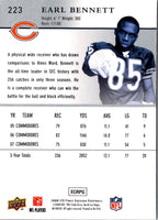 2008 Upper Deck First Edition Earl Bennett #223 Rookie