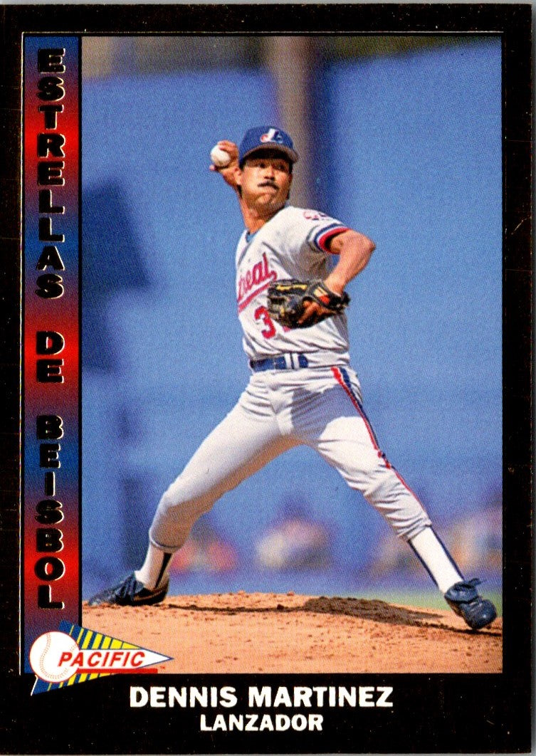 1993 Pacific Spanish Gold Estrellas Dennis Martinez